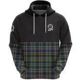 Scott Green Modern Clan Half Of Tartan Hoodie